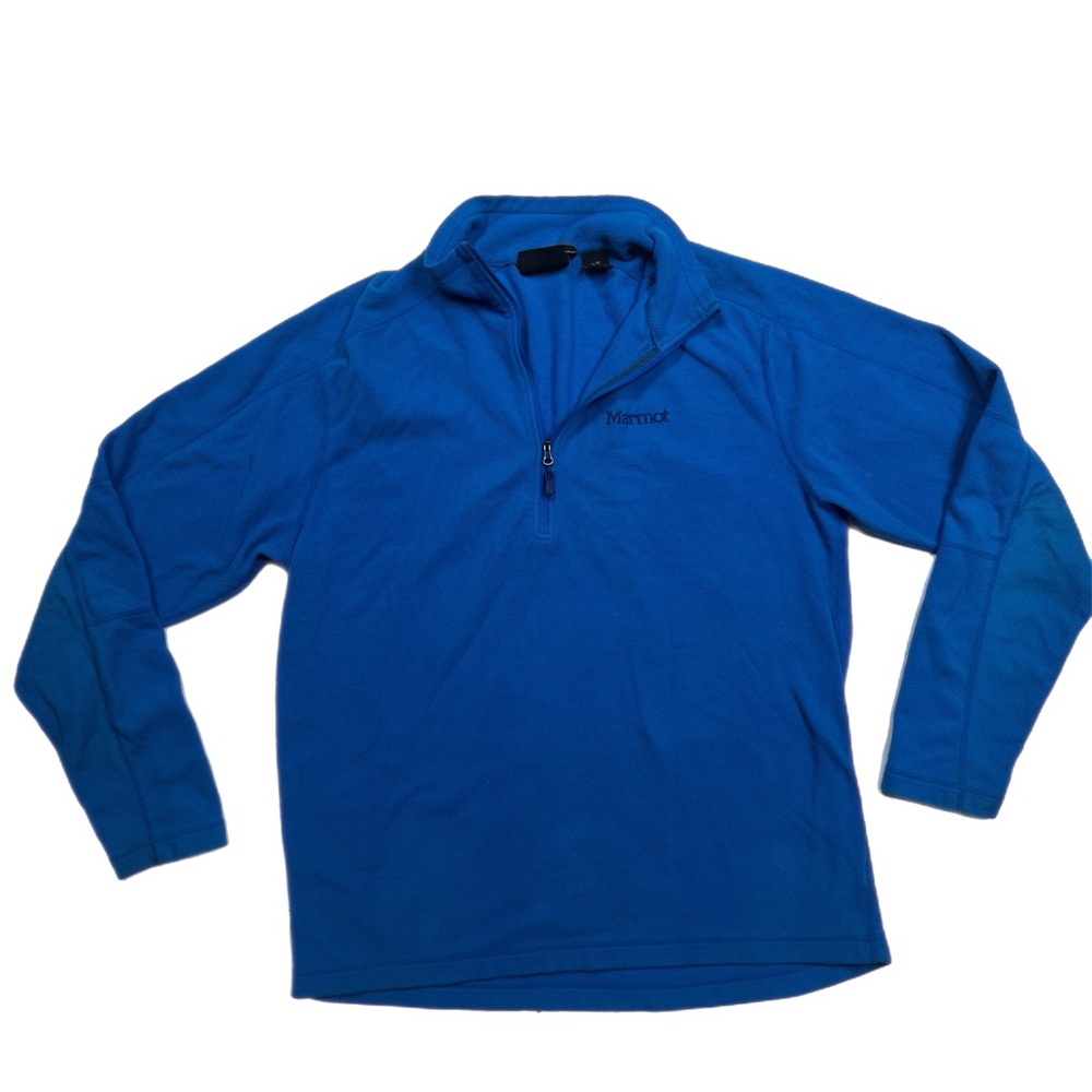 Marmot Men's Blue Rocklin 1/2-Zip Pullover fleece jacket, L